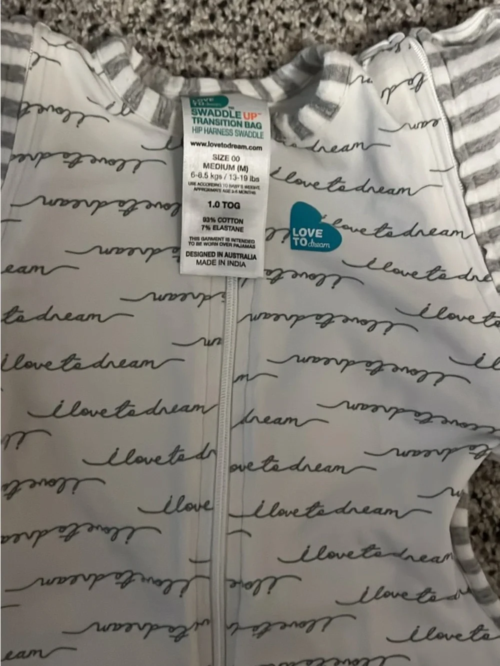 Love to Dream Swaddle Sleep Sack Hip Harness/Healthy